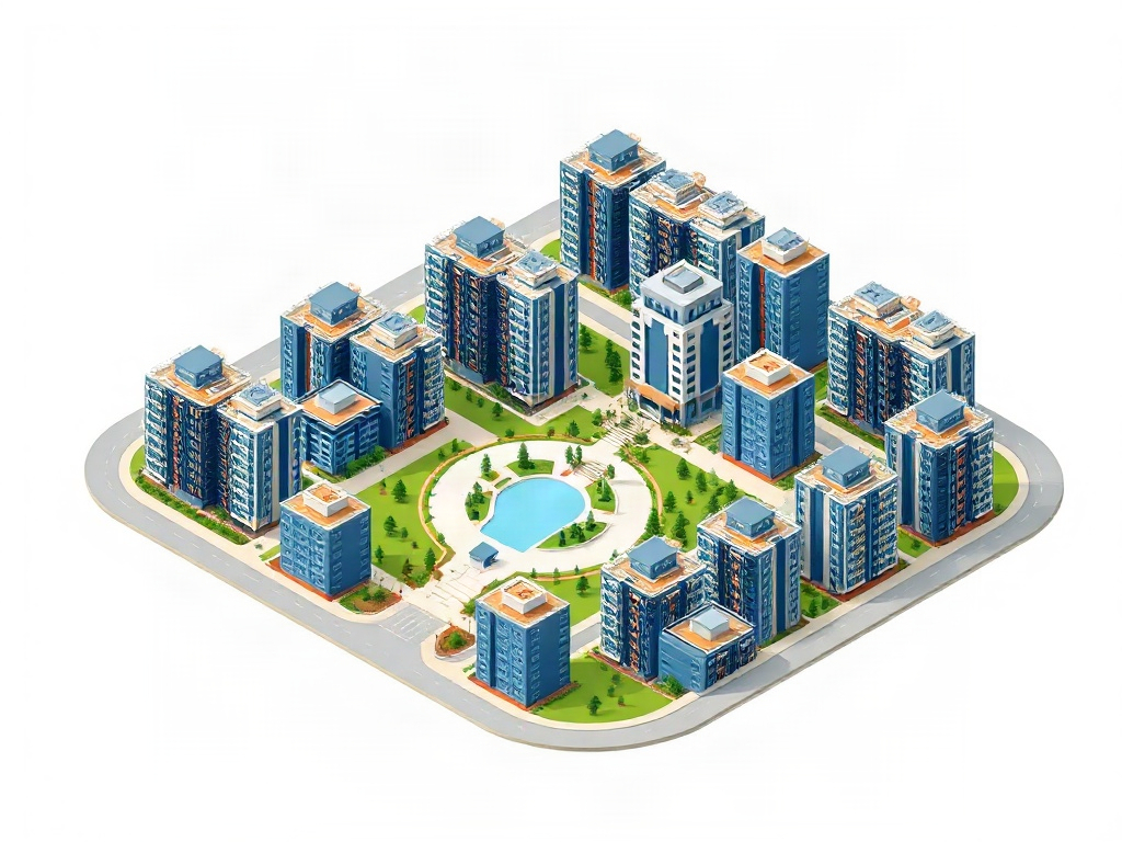 Aparna Zenon: a ~14-tower township of themed gardens and 50+ amenities beside the Financial District — where the landowner-share saving fits.